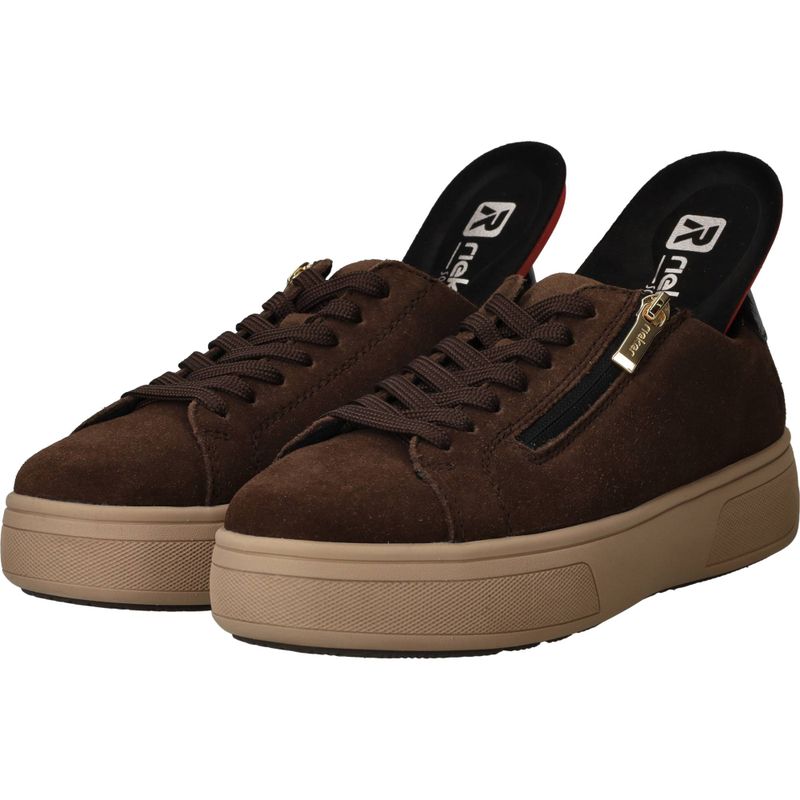 Rieker Veterschoenen Bruin Dames
