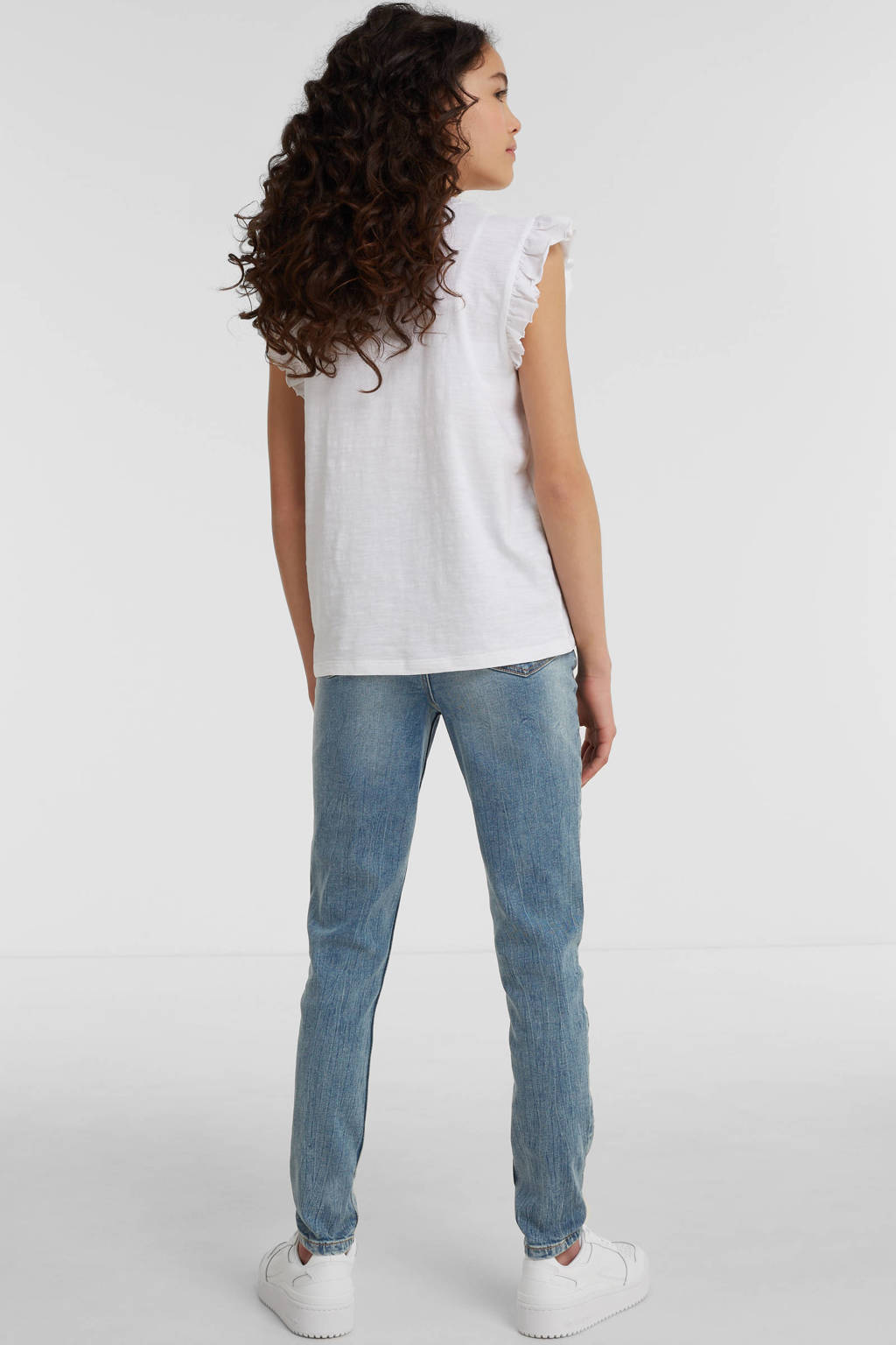 anytime skinny jeans blauw