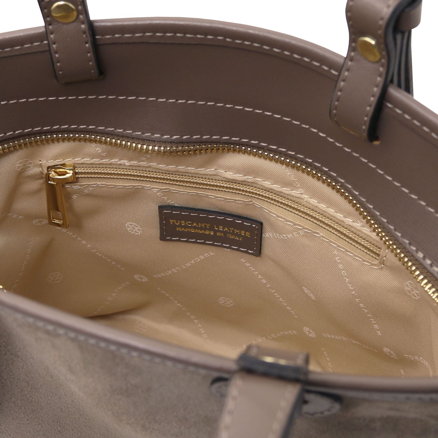 TL142261 – Glacette – Suede leren emmer tas