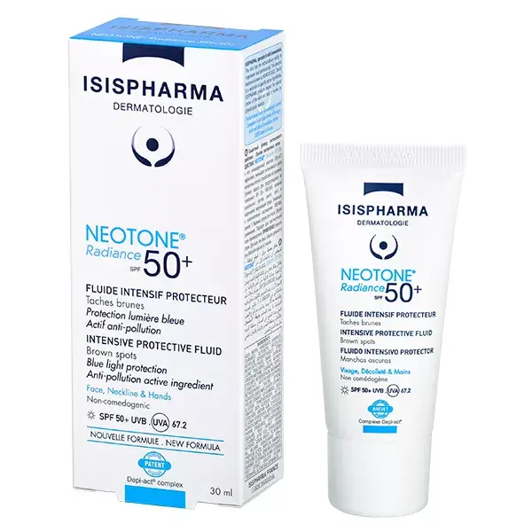 Isispharma Neotone Radiance FPS 50+ Fluido Protetor Intensivo para Manchas Escuras 30ml