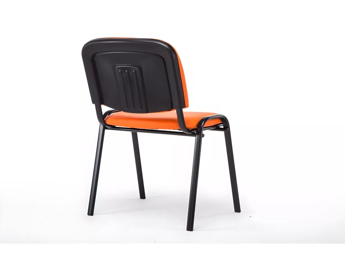 Chaise visiteur assise rembourrée 53 x 53 x 83 cm bur10074
