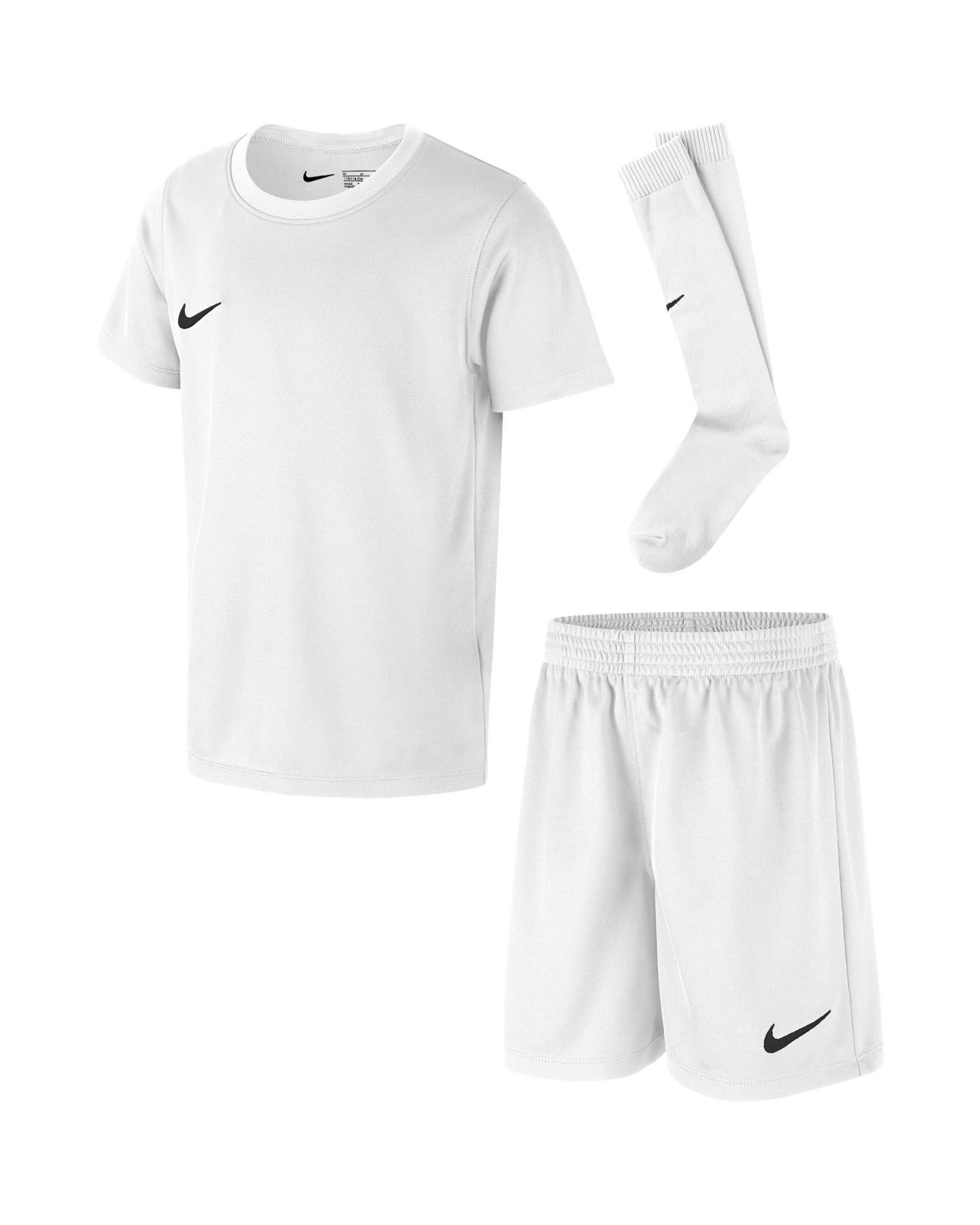 Ensemble match/entrainement Nike Park Kit Set Blanc pour enfant