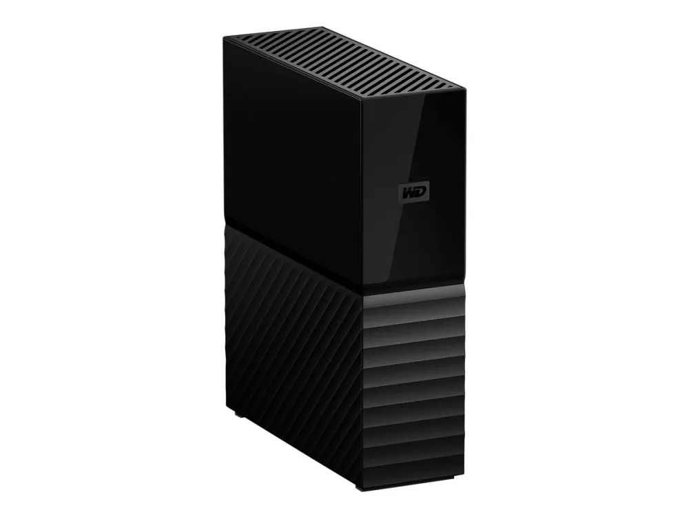 WD My Book WDBBGB0080HBK - Harddisk - krypteret - 8 TB - ekstern (stationær) - USB 3.0 - 256-bit AES - sort