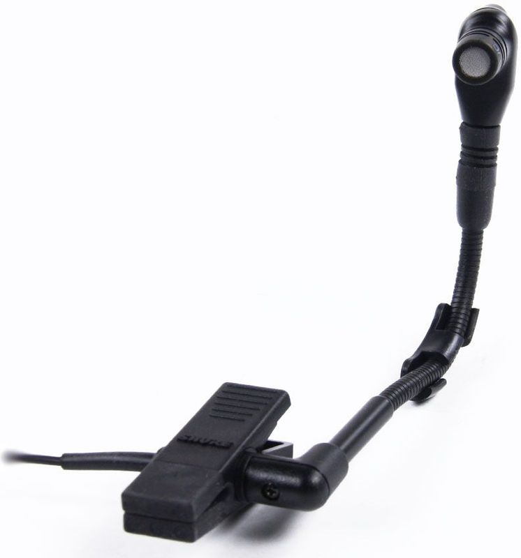 Shure BETA 98H/C Clip-On Cardioïde Condensator Microfoon voor Sax/Messing met Geïntegreerde Shock Mount en Bijgevoegde Voorversterker (XLR)