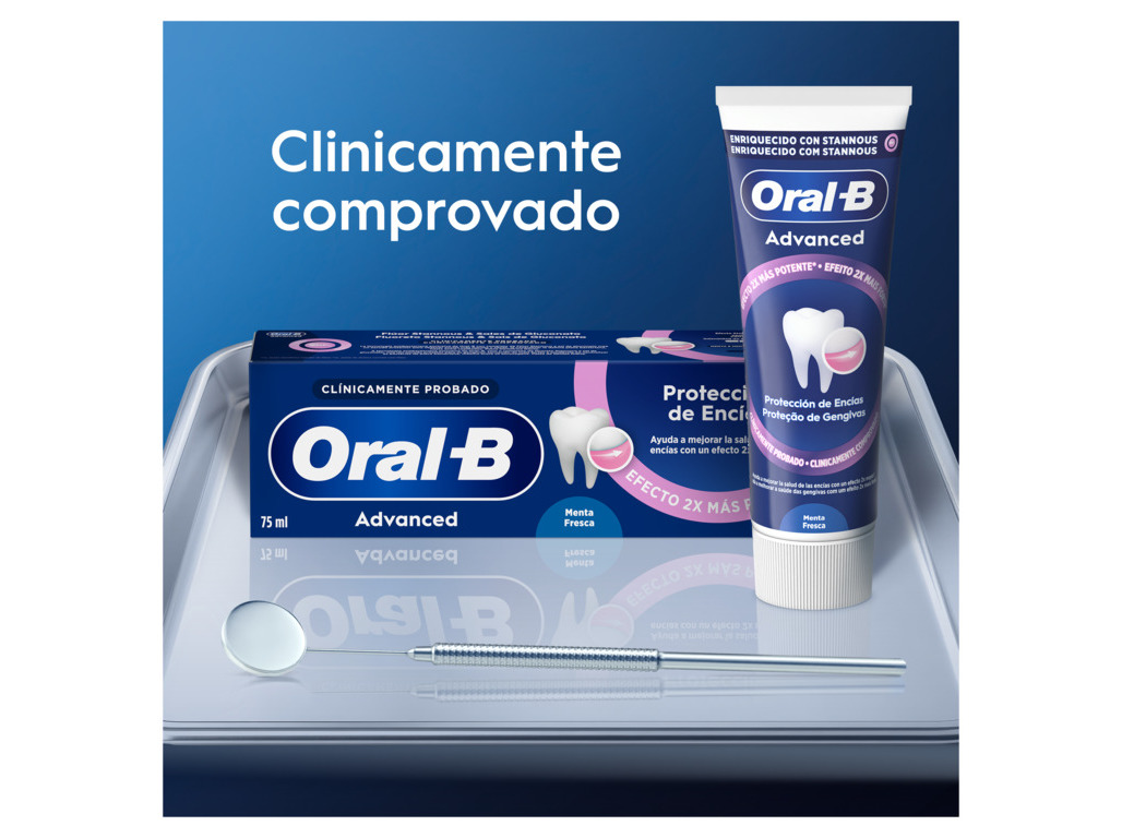 PASTA DENTIFRICA ORAL B ADVANCED GENGIVAS 75ML
