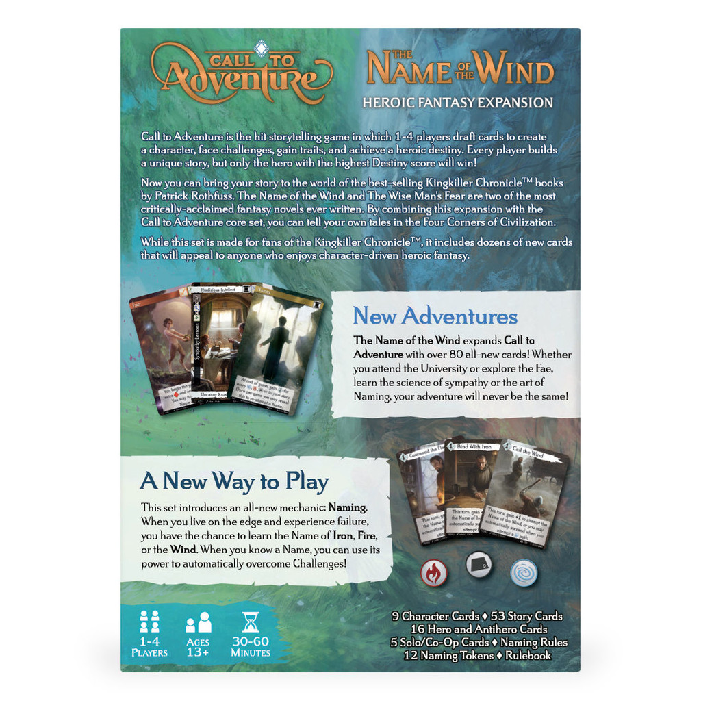 Call to Adventure : Name of the Wind Expansion