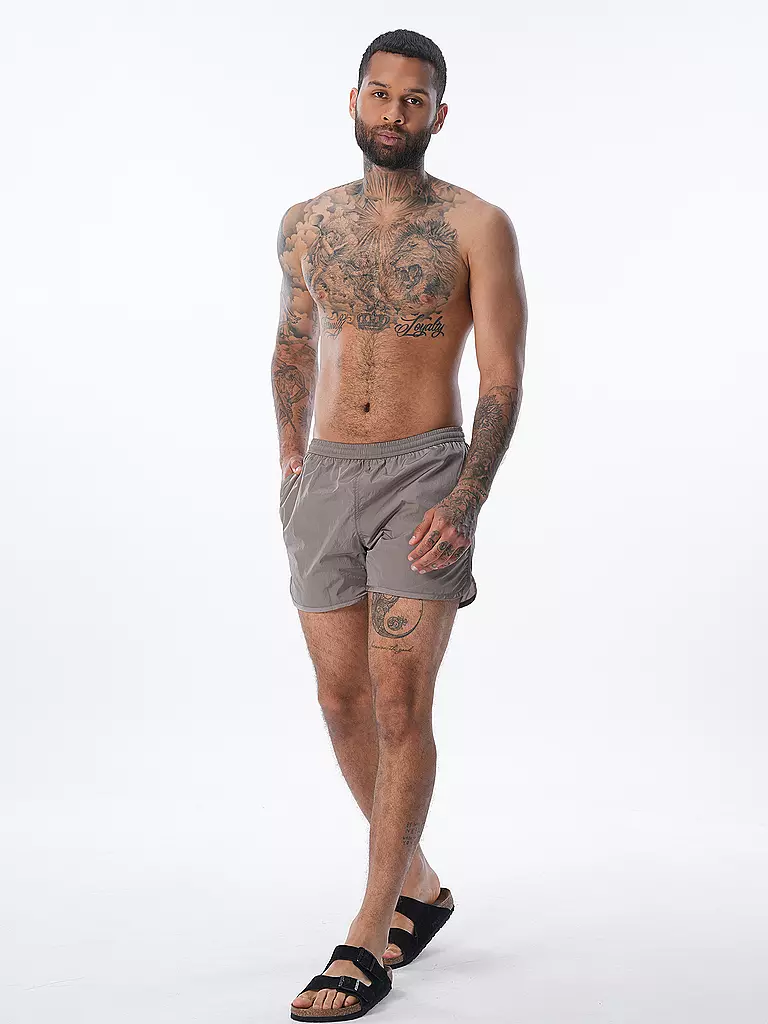 AMI PARIS Badeshorts beige