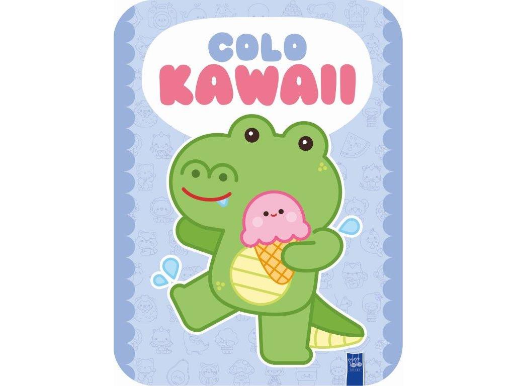 LIVRO COLO KAWAII CROCODILO