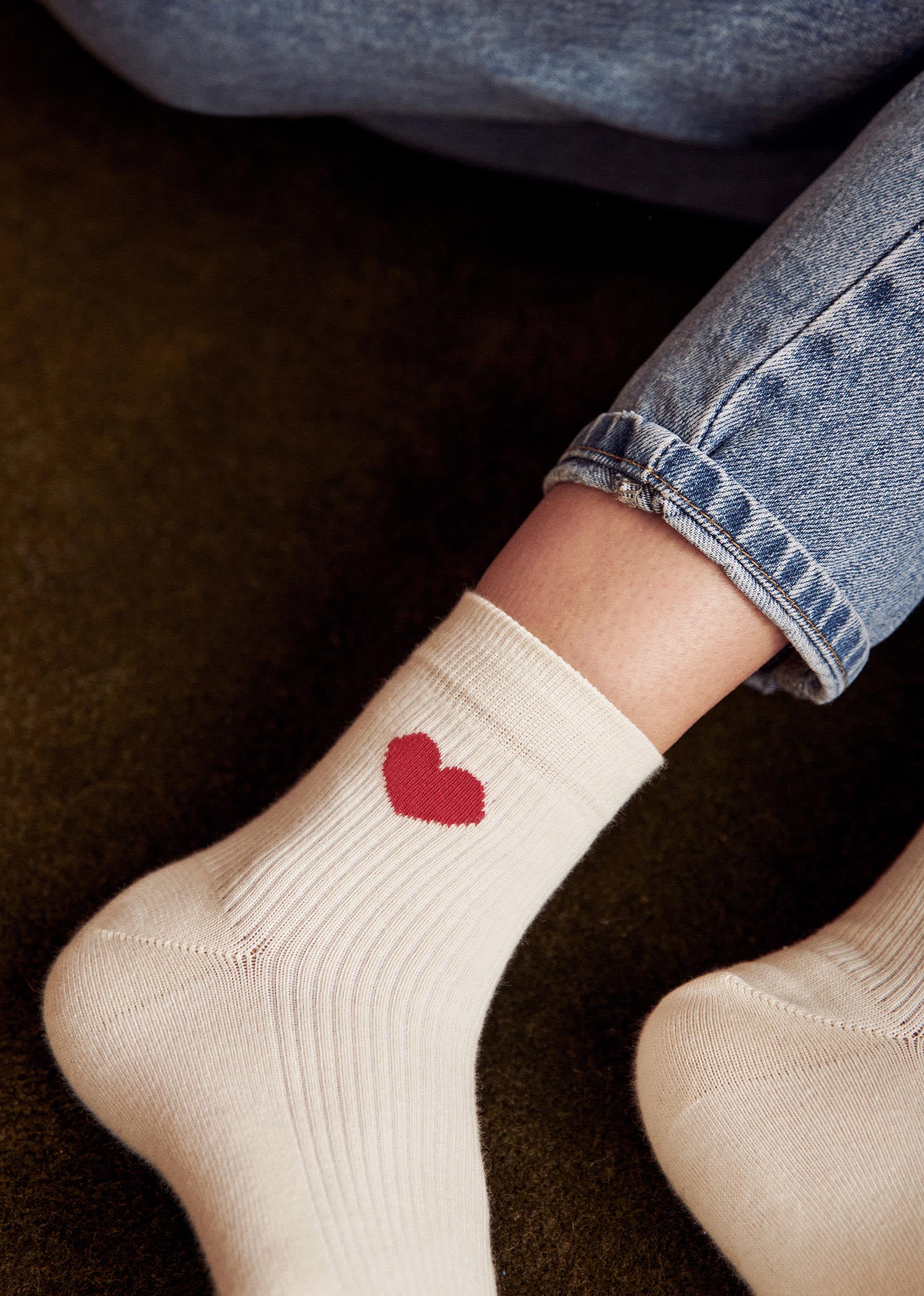 Chaussettes Coeur - Rouge - SOULIERS/SOULIERS Mocassins 5906276