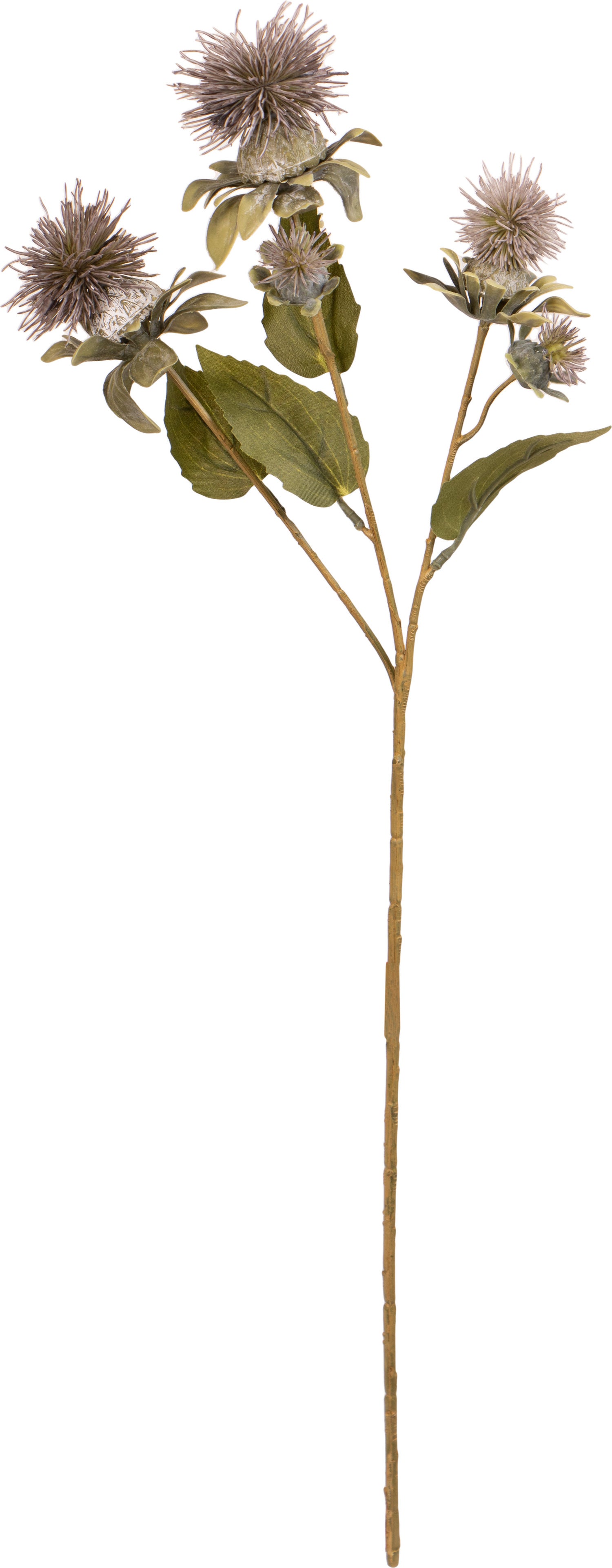 Louis Maes kunstbloem Distel paars 44 cm