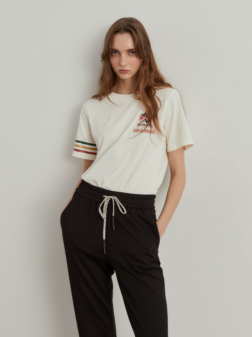 Calças jogger com cordões Lion x FDI