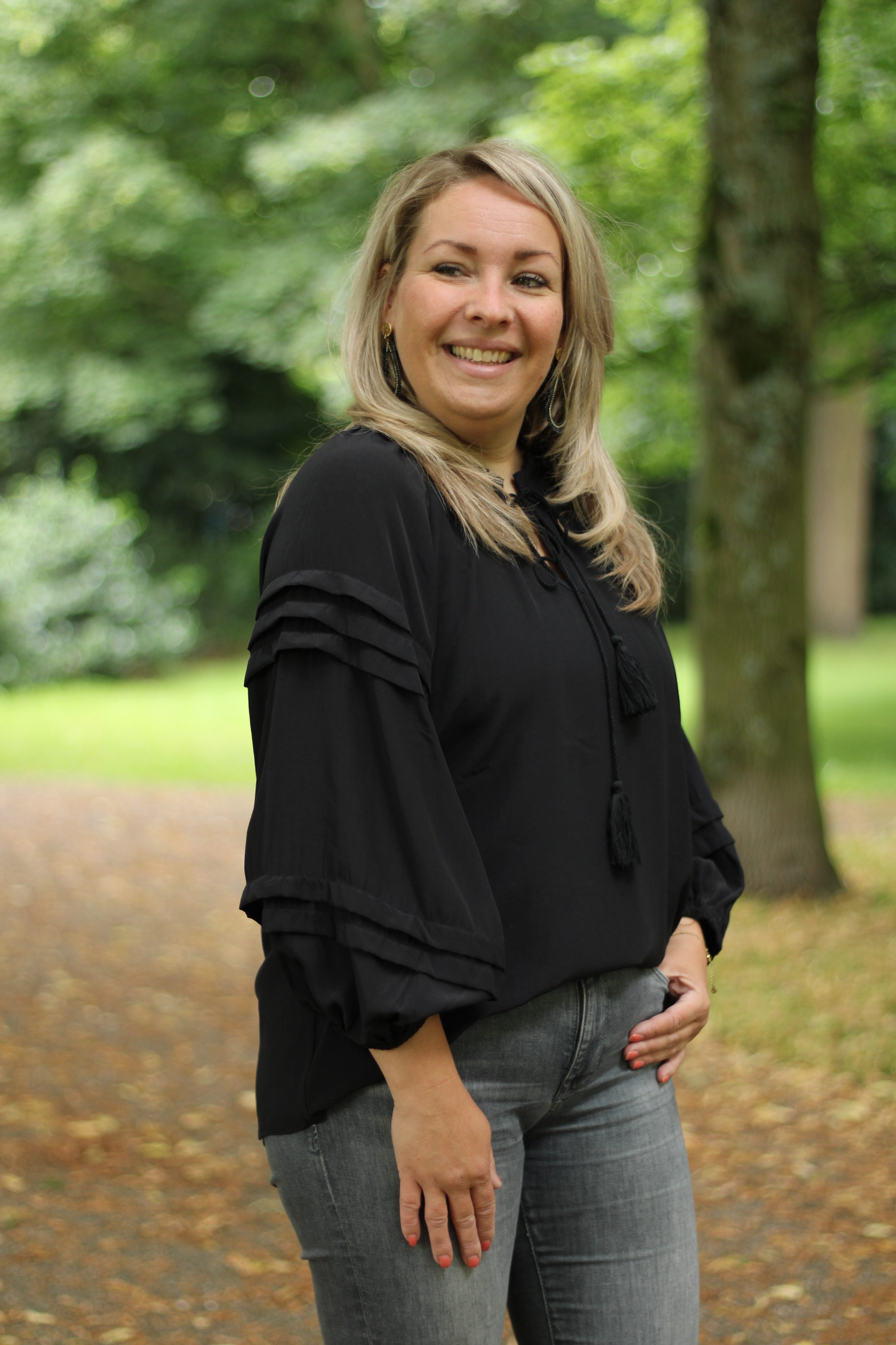 Culture - Asmine Wide Sleeve Blouse - Black
