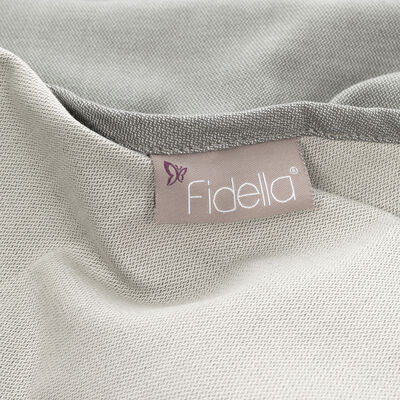 Fidella Baby Wrap Bæresjal Size 6 Chevron, Light Gray