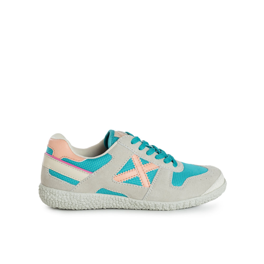 Tênis Munich Mini Goal 8126571 Cinza