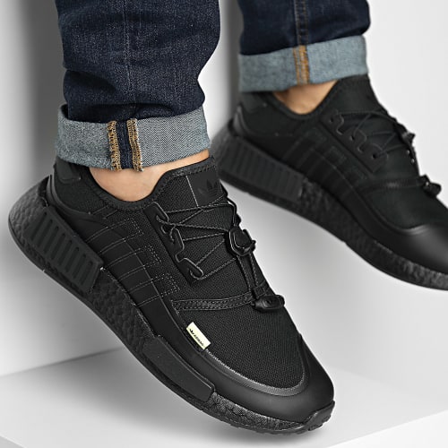 Baskets NMD R1 ID4713 Core Black Carbon Pulse Yellow