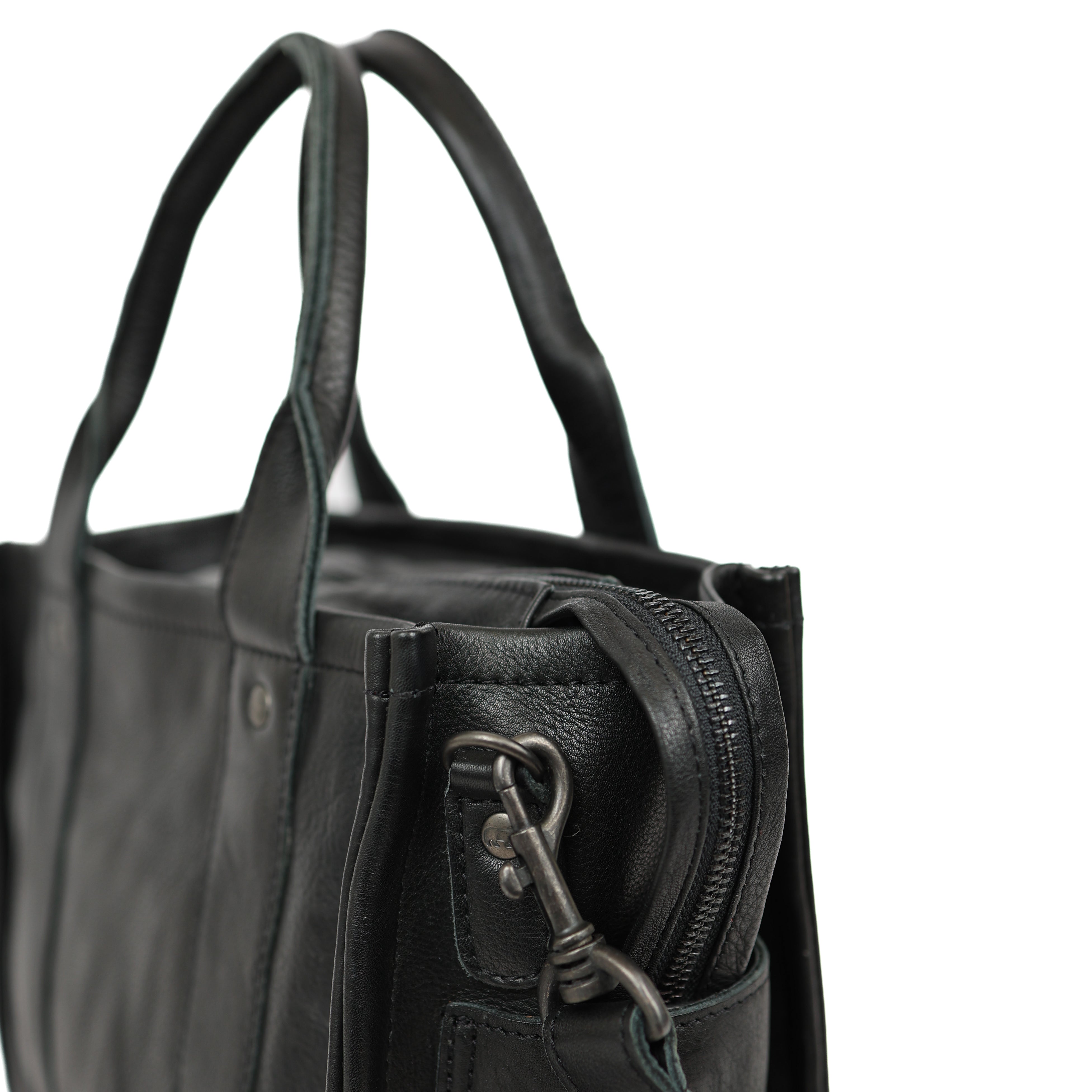 Tote bag 'Pepe' M zwart Zwart
