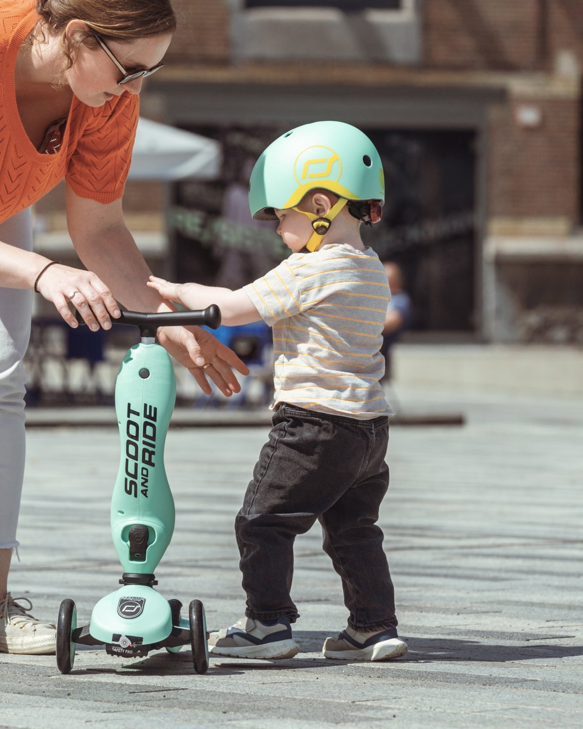 Hjelm Scoot & Ride – Justerbar Hjelm Barn 1-4 år
