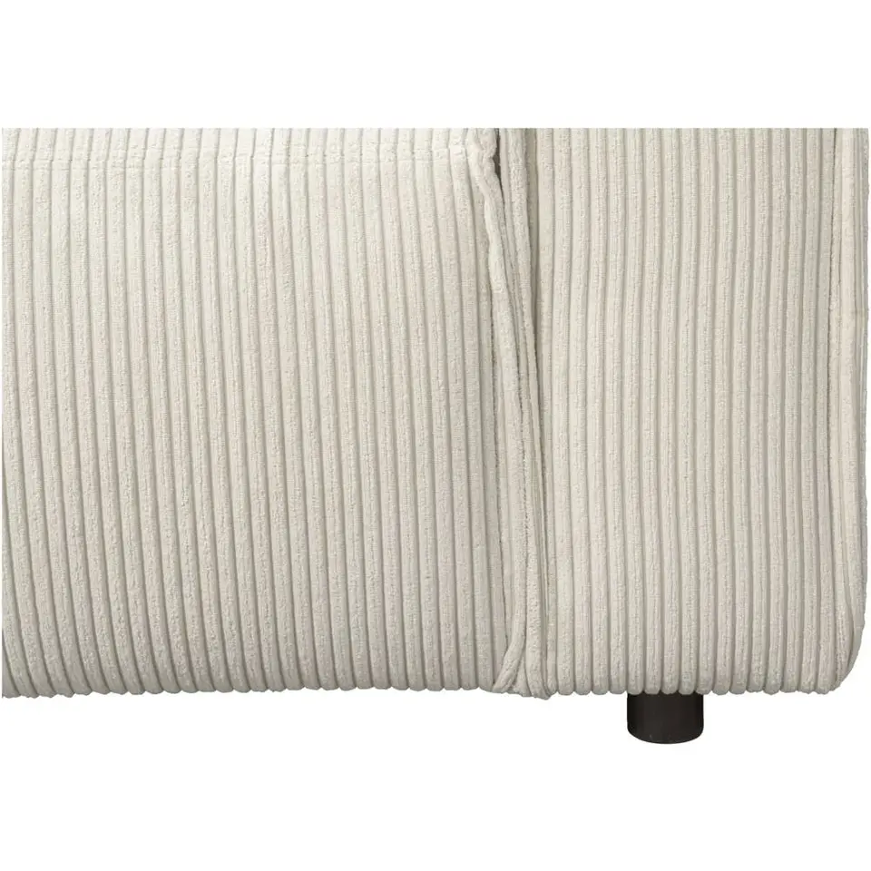 Bank Brooklyn met chaise longue links - Soop - crème