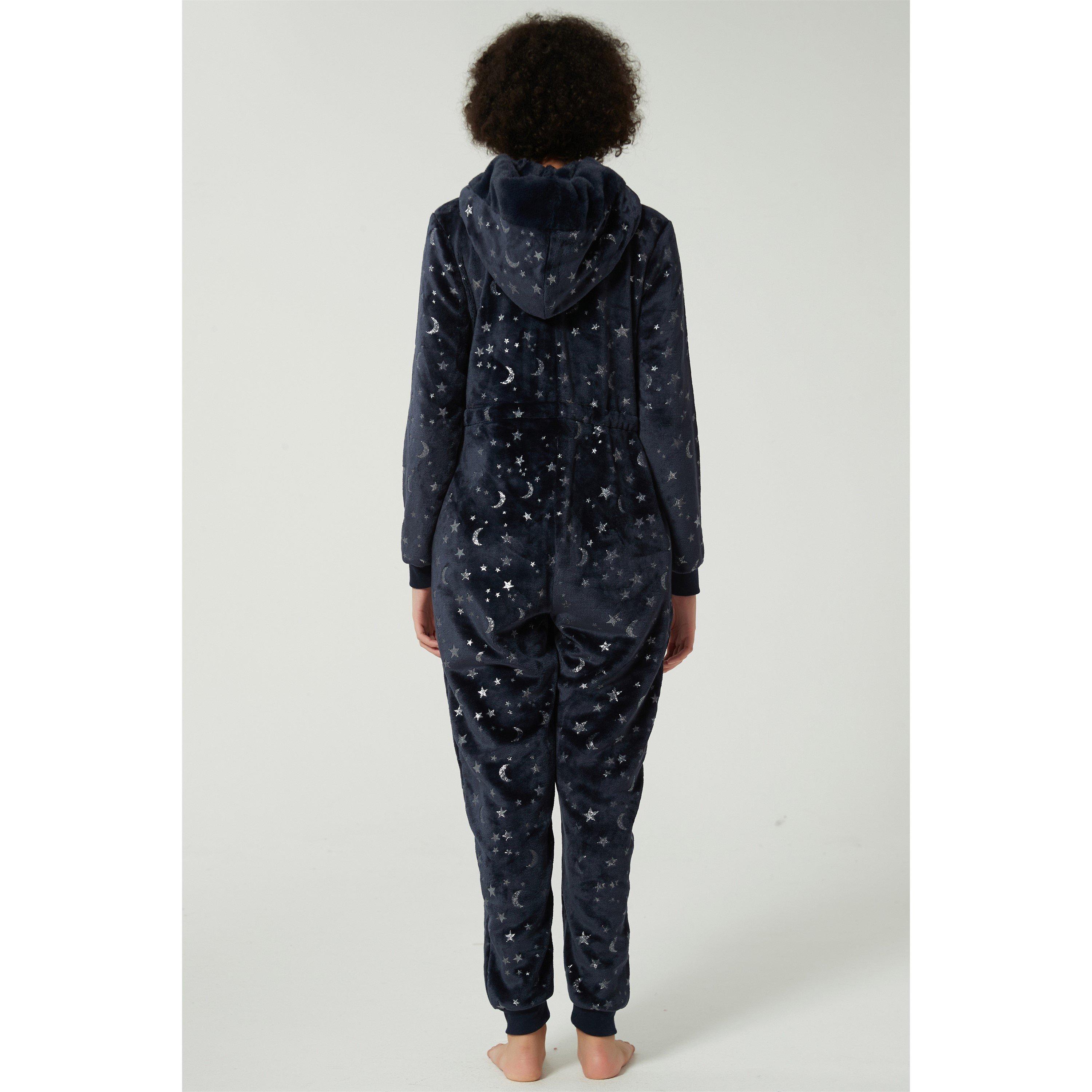 Linea Ladies Luxury Star Foil Onesie