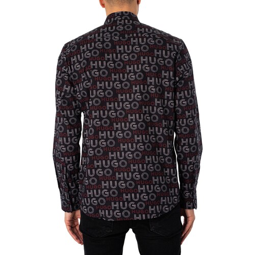 BOSS - Camisa Emero Negro