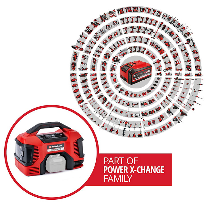 Compresseur hybride Einhell Pressito sans fil