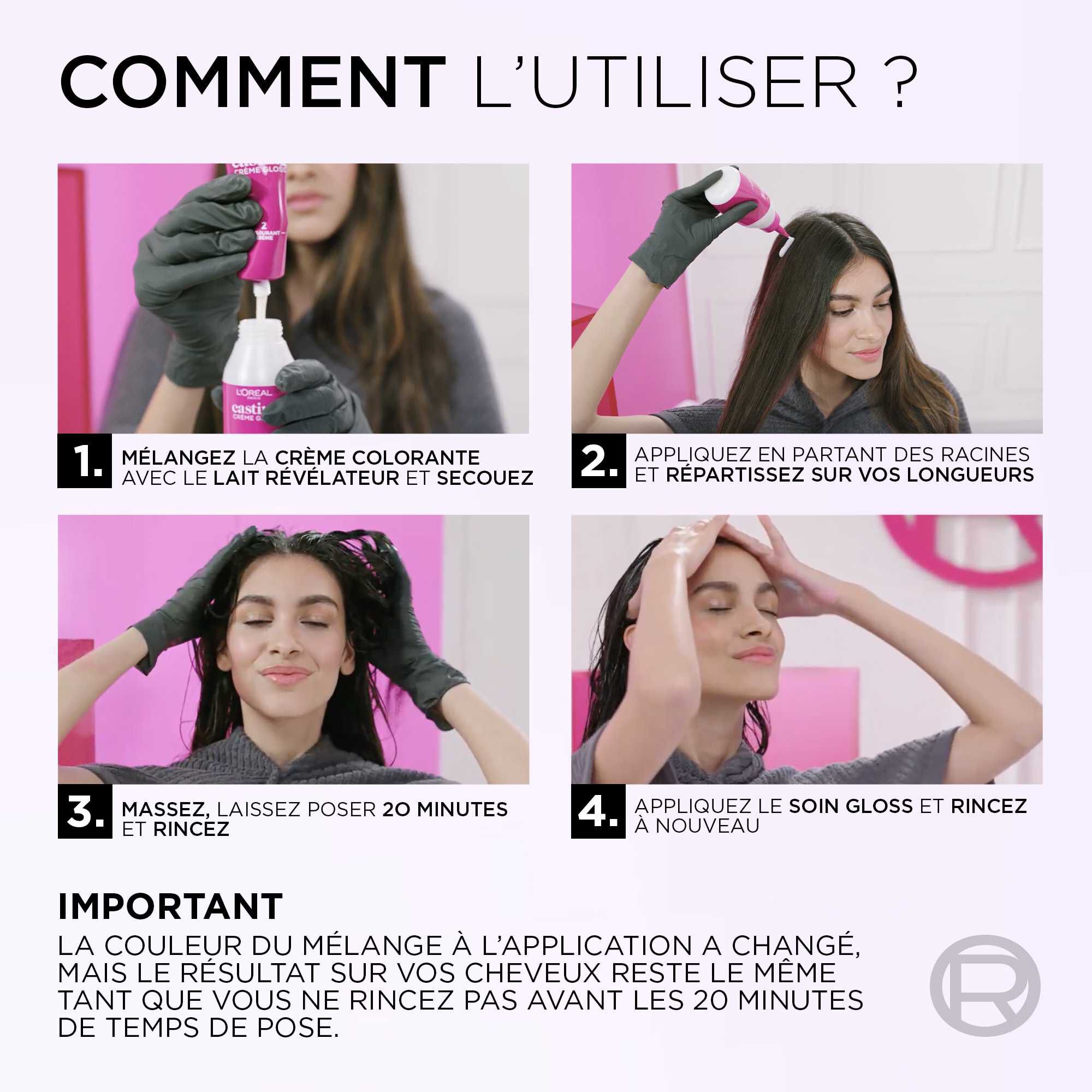 Casting Crème Gloss Coloration Brune-Noire - L'Oréal Paris