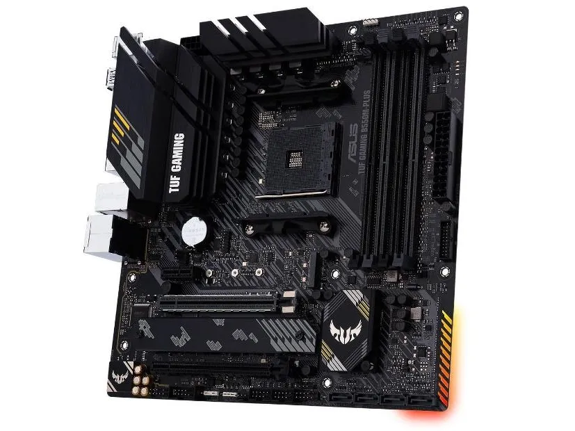 [OUTLET] - ASUS TUF GAMING B550M-PLUS - Bundkort - micro ATX - Socket AM4 - AMD B550 Chipset - USB-C Gen2, USB 3.2 Gen 1, USB 3.2 Gen 2 - 2.5 Gigabit LAN - onboard grafik (CPU påkrævet) - HD Audio (8-kanaler)