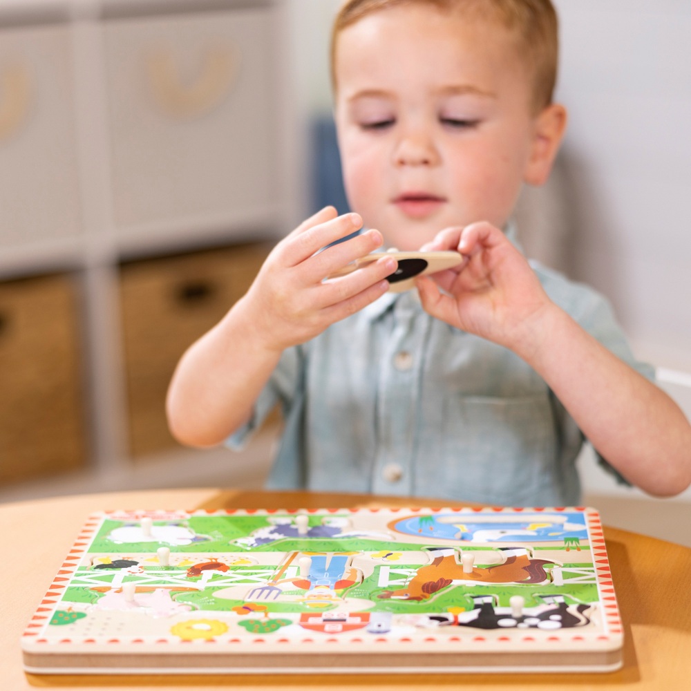 Melissa & Doug Holz-Soundpuzzle-Sortiment