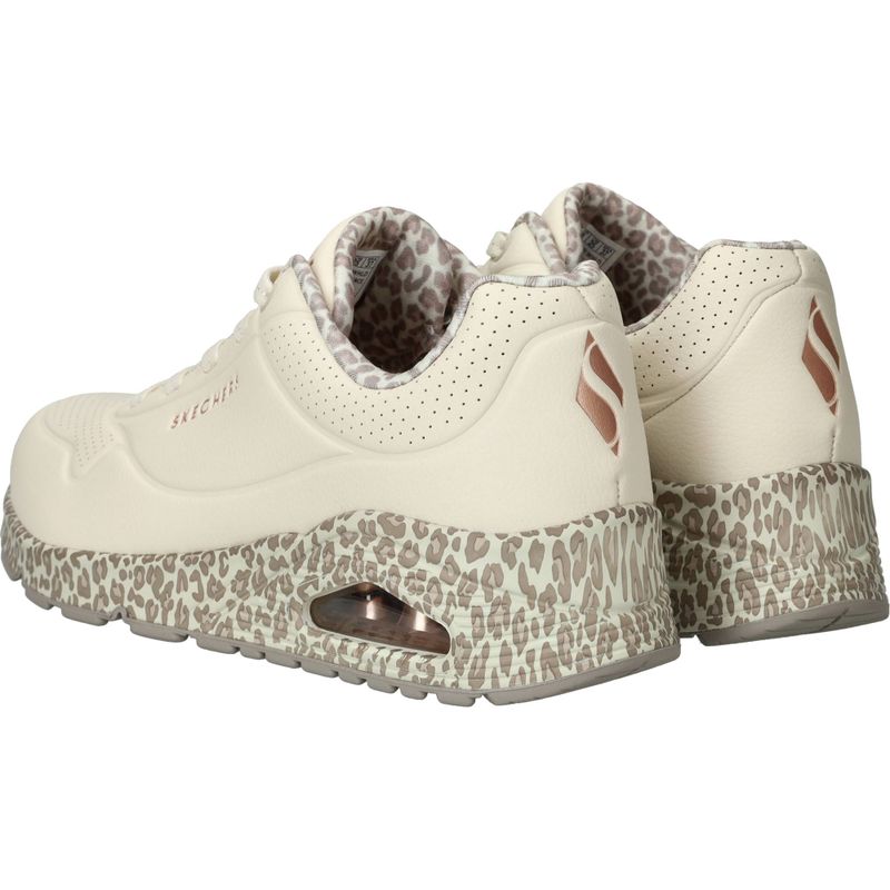Skechers Uno Safari Time Sneakers Beige Dames