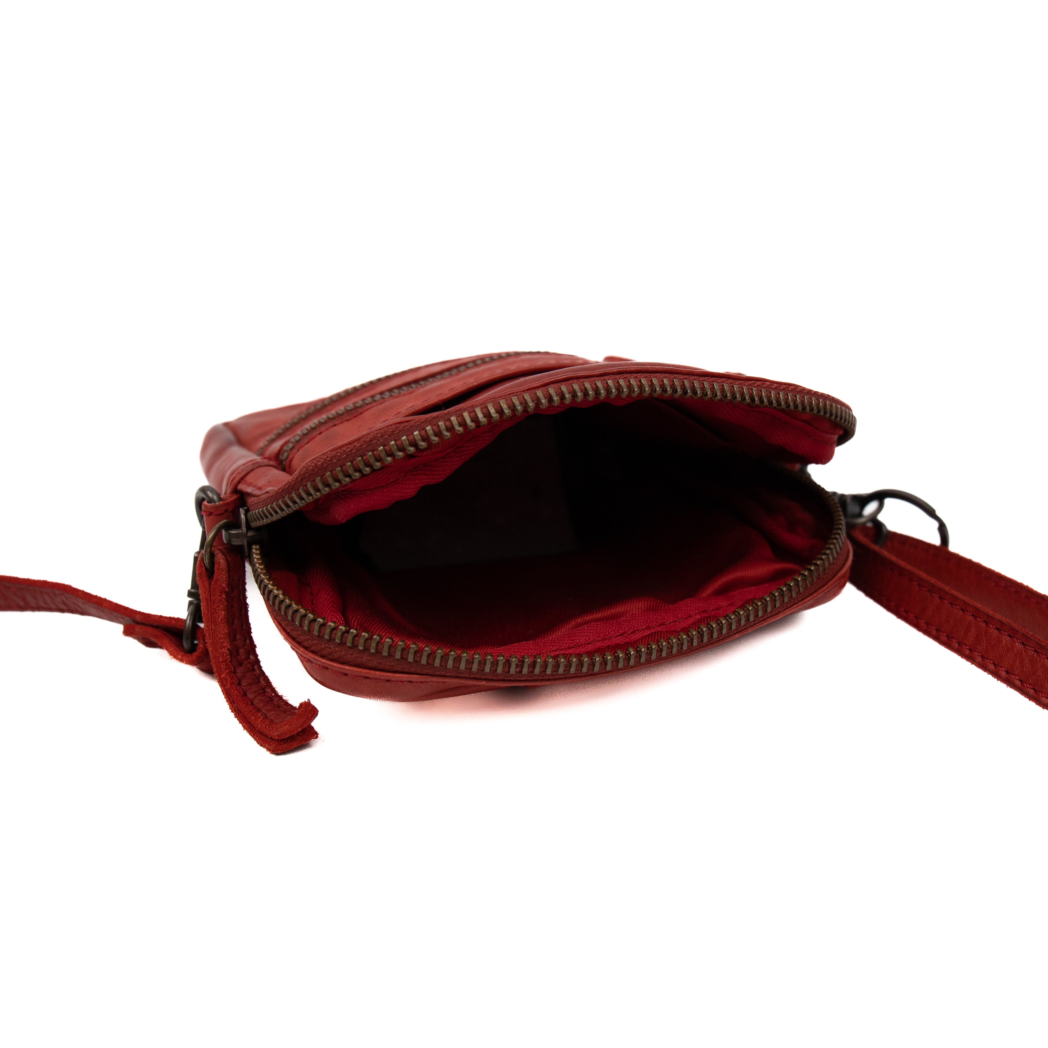 Schoudertasje 'Vikas' rood - CL 3701 Rood
