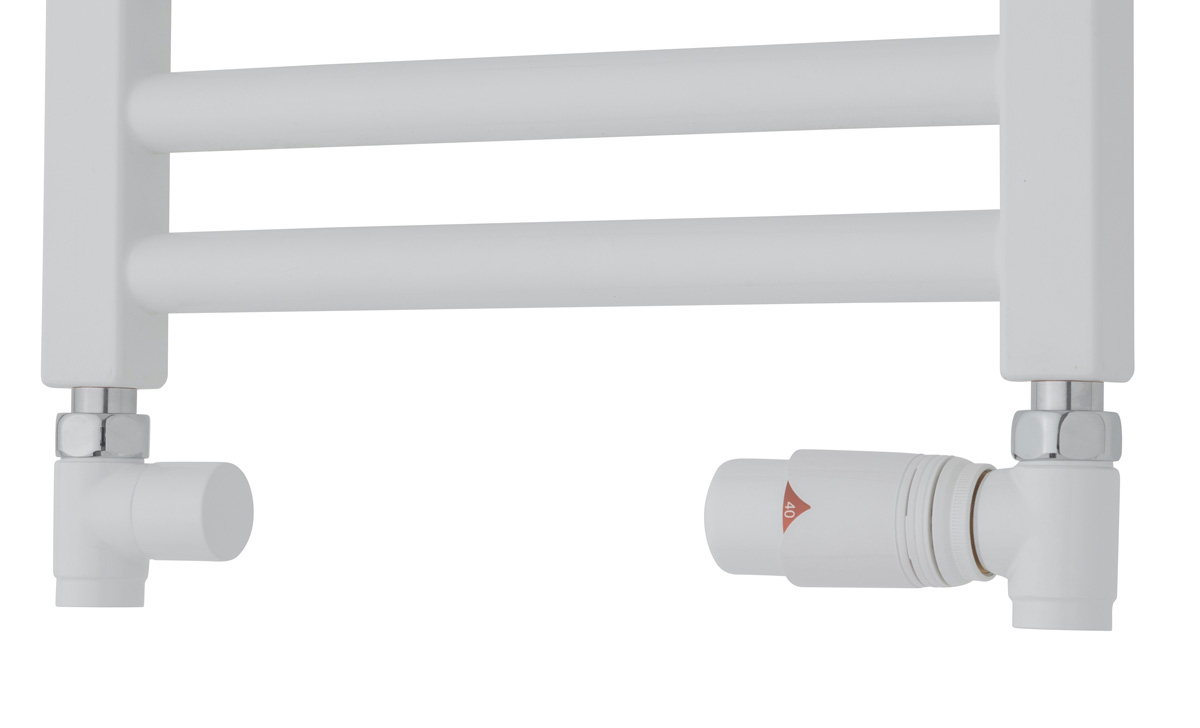 TVS Design Valves 210 aansluitset recht wit