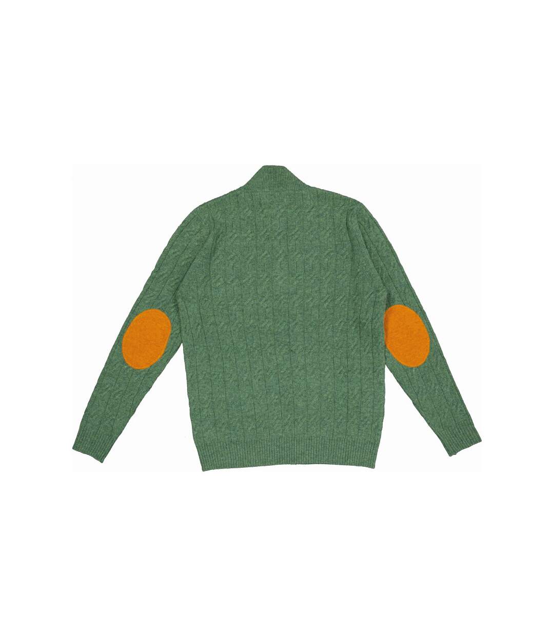 Pull torsadé col zippé