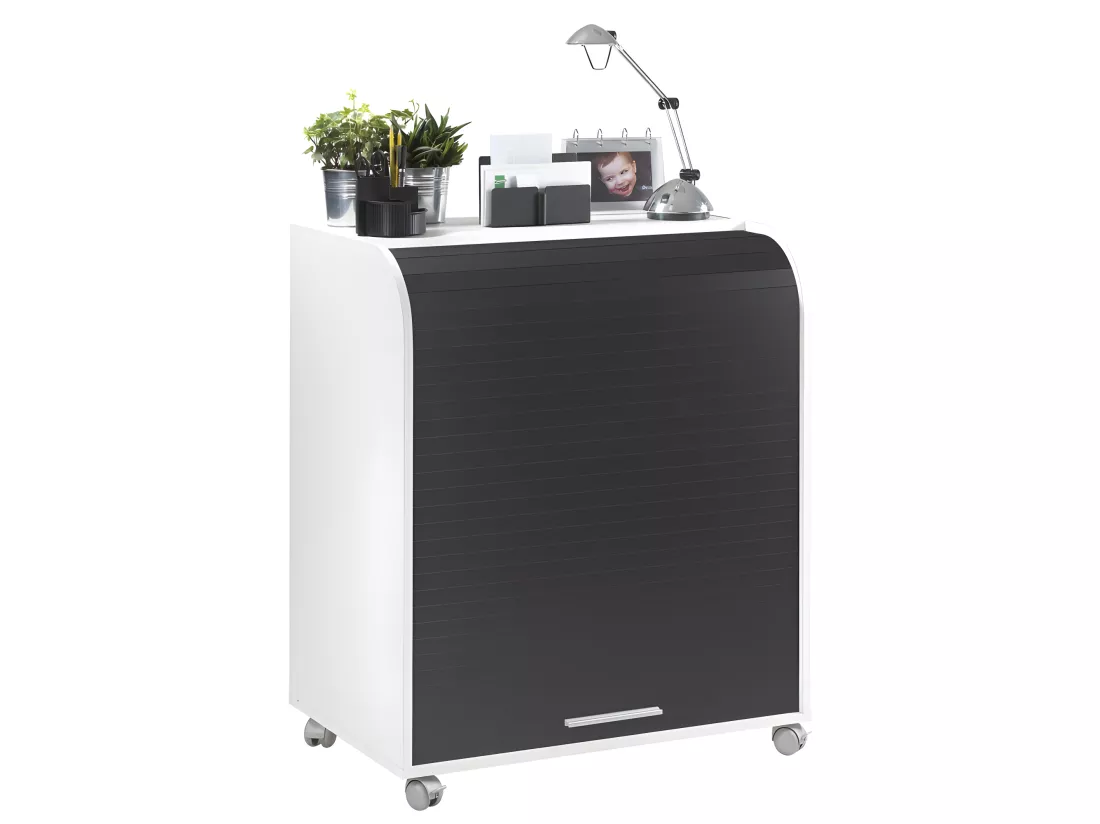 Bureau Informatique Blanc et Noir