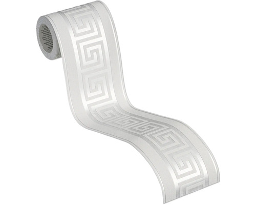 Zelfklevende rand 3839-14 Alleen Rand Geometrisch grijs zilver 5 m x 10 cm