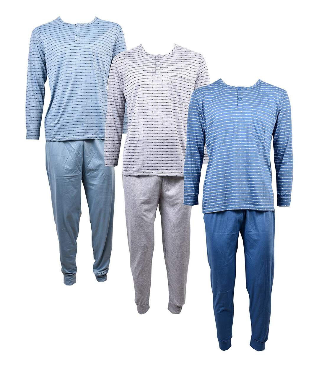 Pyjama Homme Long Eco 3009 BLEU
