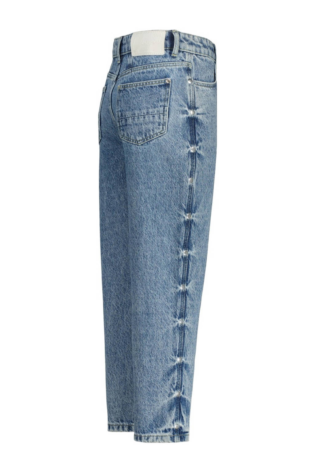 Vingino high waist loose fit jeans Chiara Stud light vintage