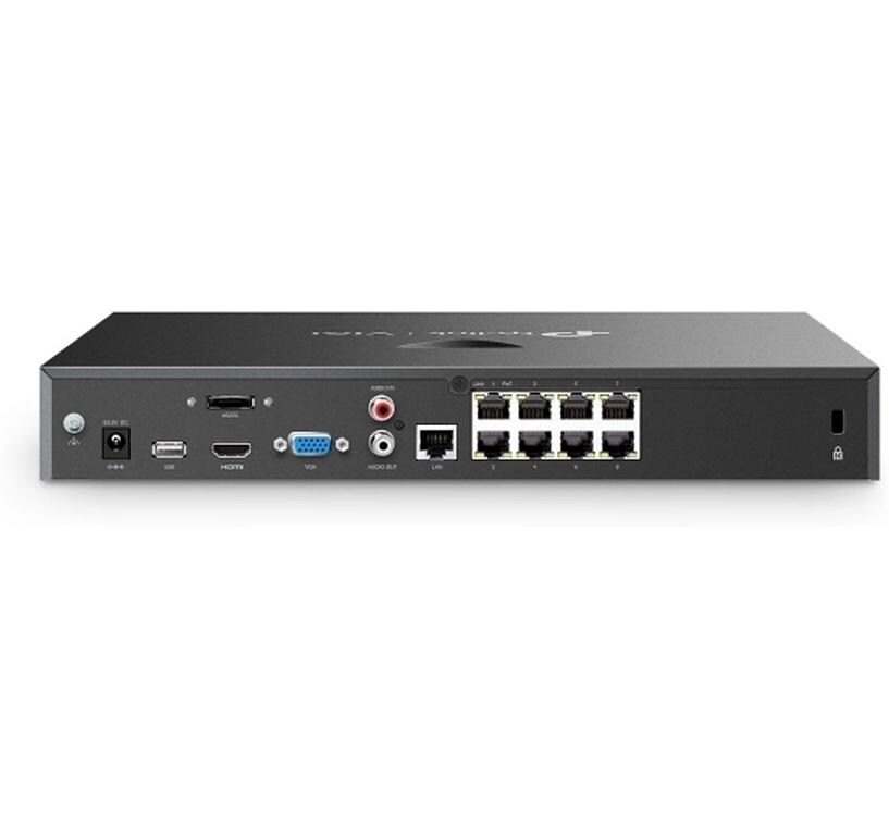 Netzwerkrekorder VIGI NVR2008H-8MP 0 TB, 8 Kanal<br>VIGI 8-Kanal PoE+ Netzwerk-Videorekorder