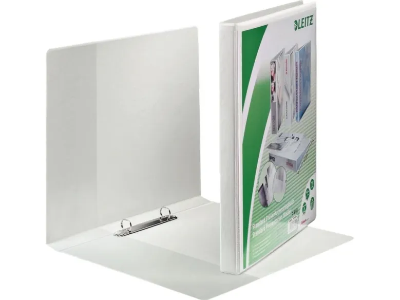 Leitz Standard - Præsentationsringbind - rygbredde: 30 mm - for A4 Maxi - kapacitet: 100 ark - hvid