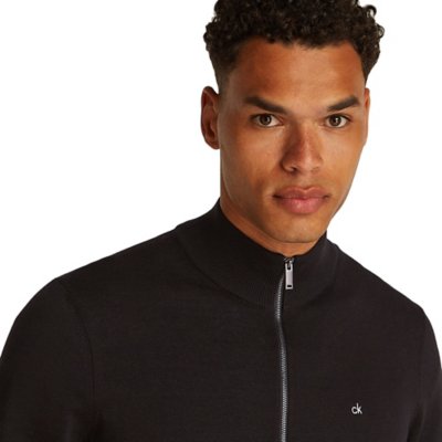 Gilet homme Coton Soie Zip CALVIN KLEIN
