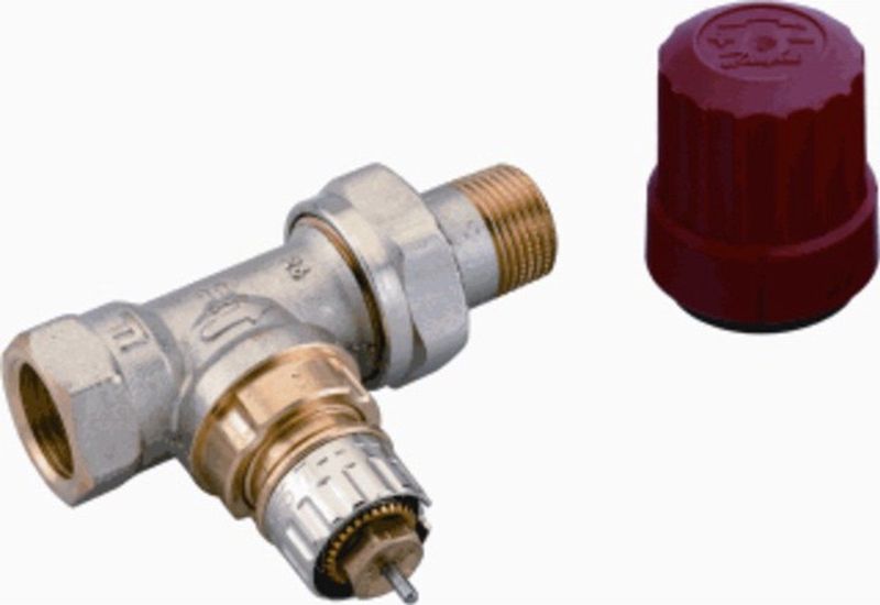 Danfoss - Thermostatische Radiatorafsluiter - 1/2 Recht - Verkort - Kvs 0,9 m3/h