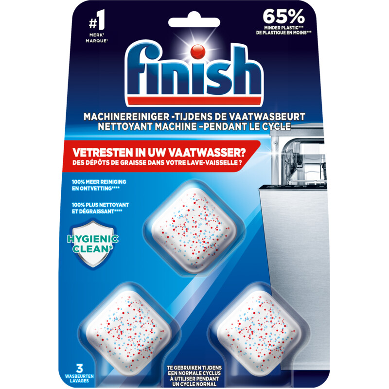 Finish Machinereiniger tijdens de wasbeurt