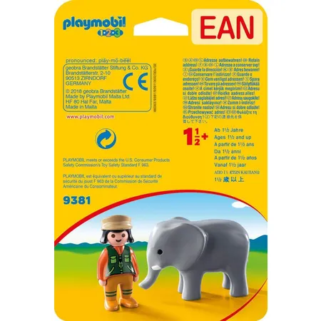 PLAYMOBIL® 9381 Tierpflegerin mit Elefant