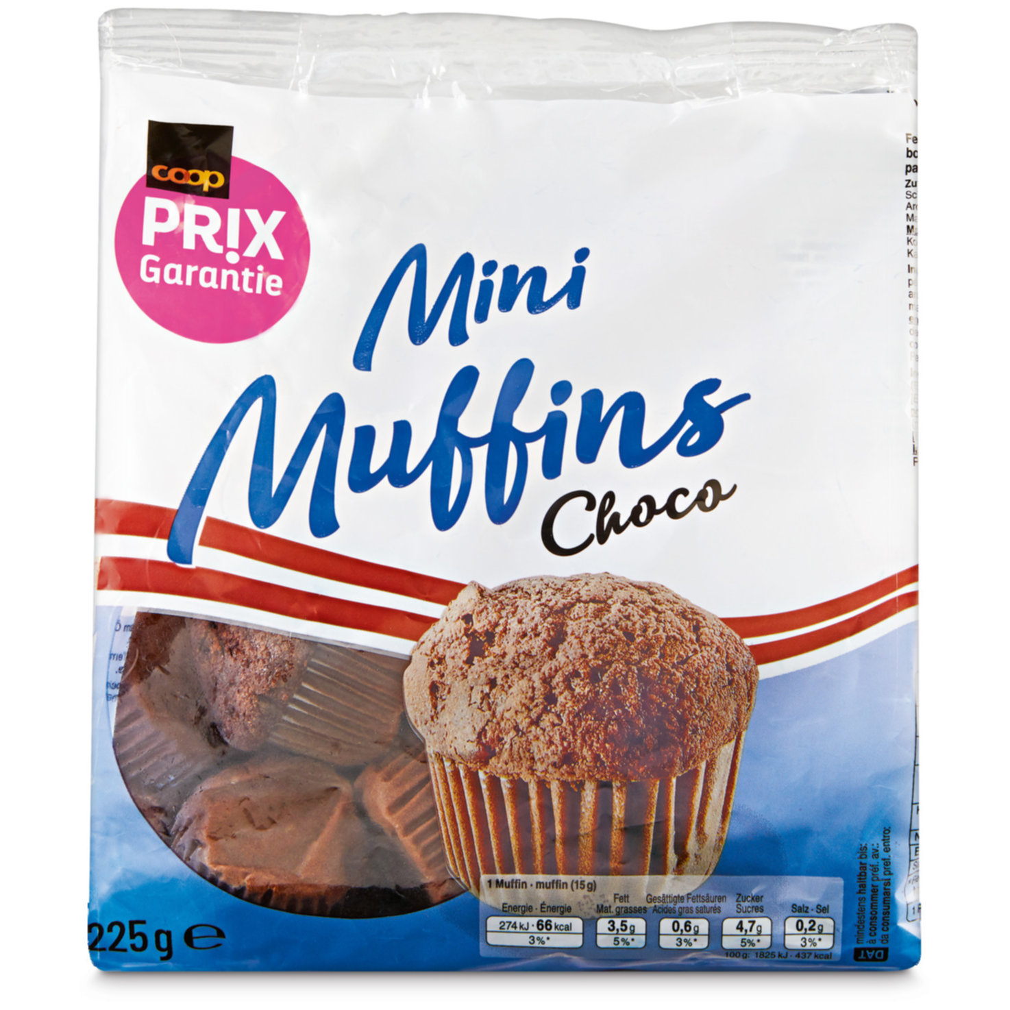 Prix Garantie Mini Muffins Choco