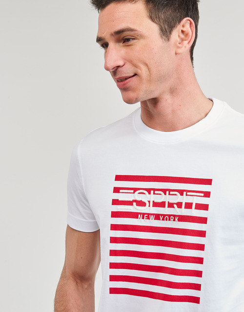 Esprit - OCS LOGO STRIPE - Blanc