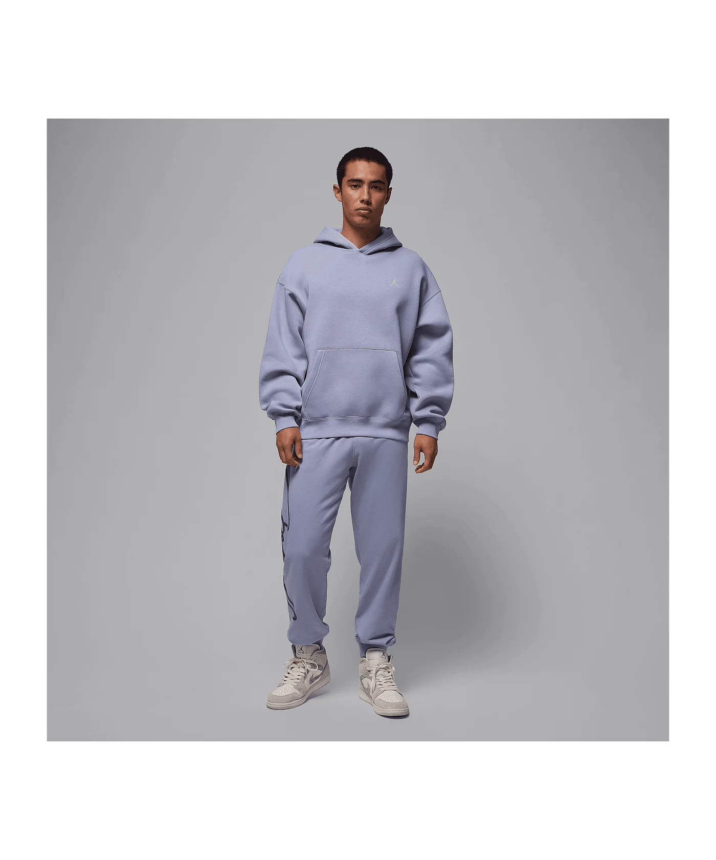 Jordan Brooklyn Fleece Oversized Kapuzenjacke Lila F519