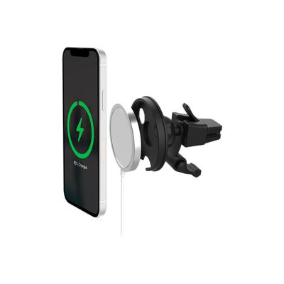 BigBen CONNECTED - support de voiture pour smartphone avec chargeur induction pour grille d'aération -noir