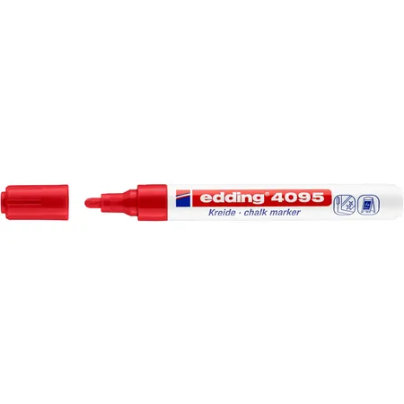 edding 4095 Kreidemarker, 2-3mm, rot