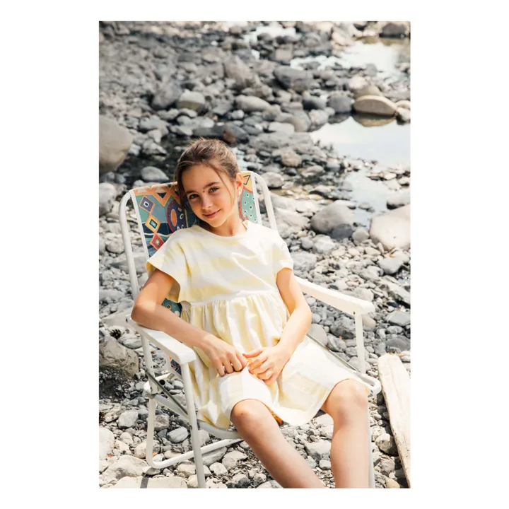 Matona Robe Skater Vichy | Jaune