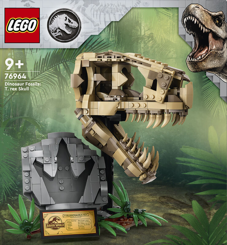 Lego Dinosaurfossiler T-Rex kranium 76964