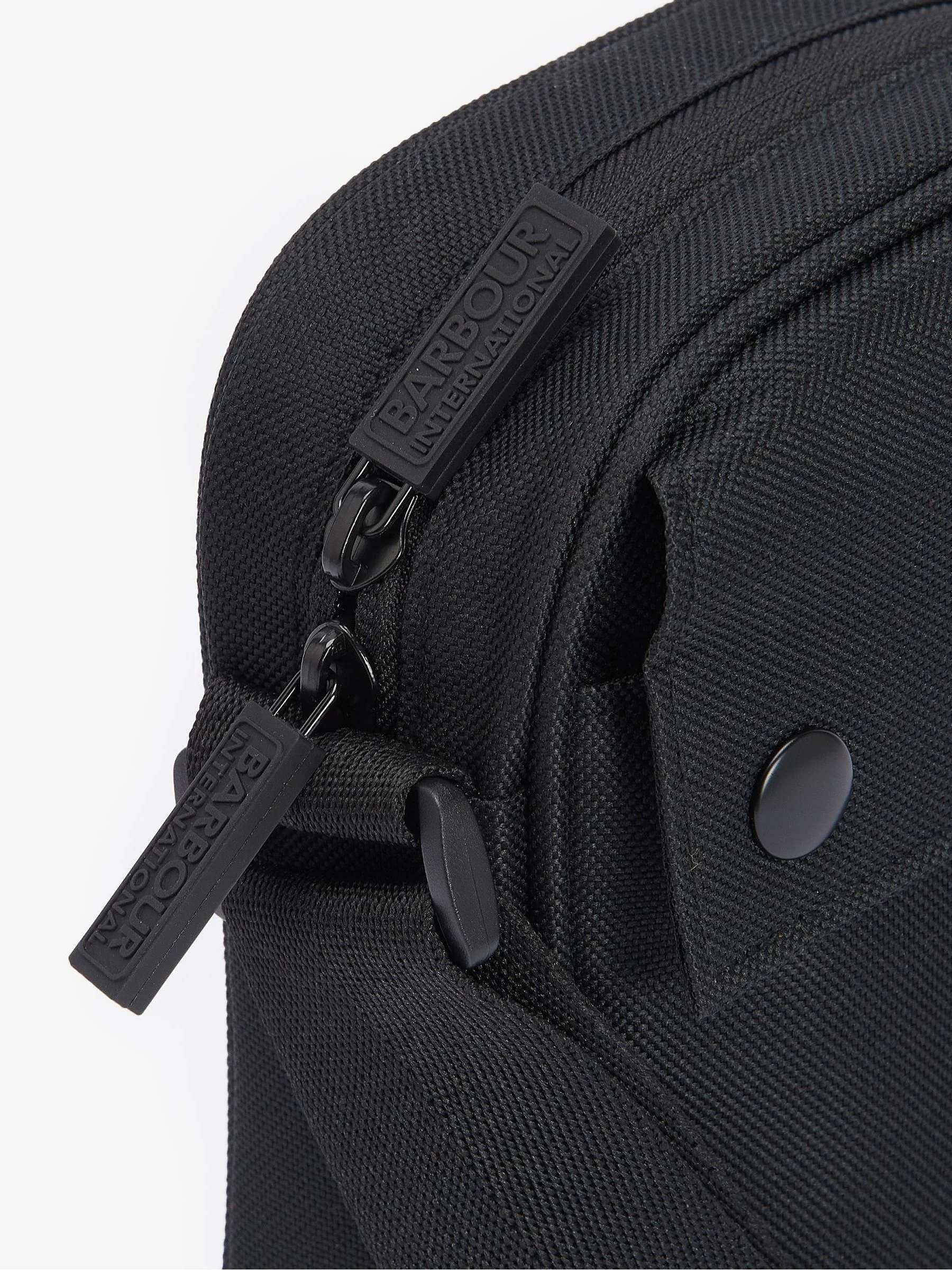 Barbour® International Knockhill onmisbare zwarte schoudertas